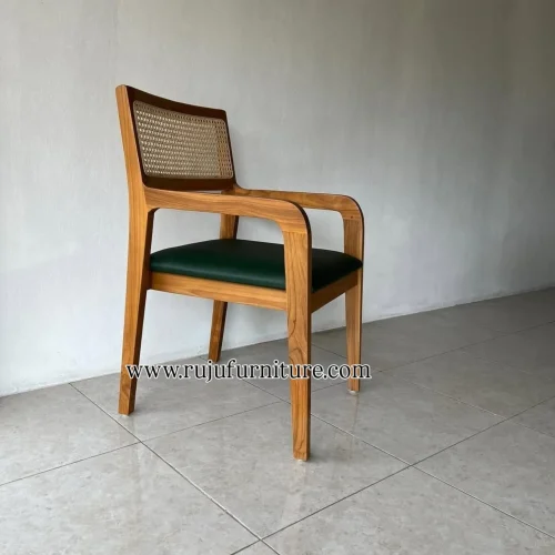Rottan square dinning chair - Image 3